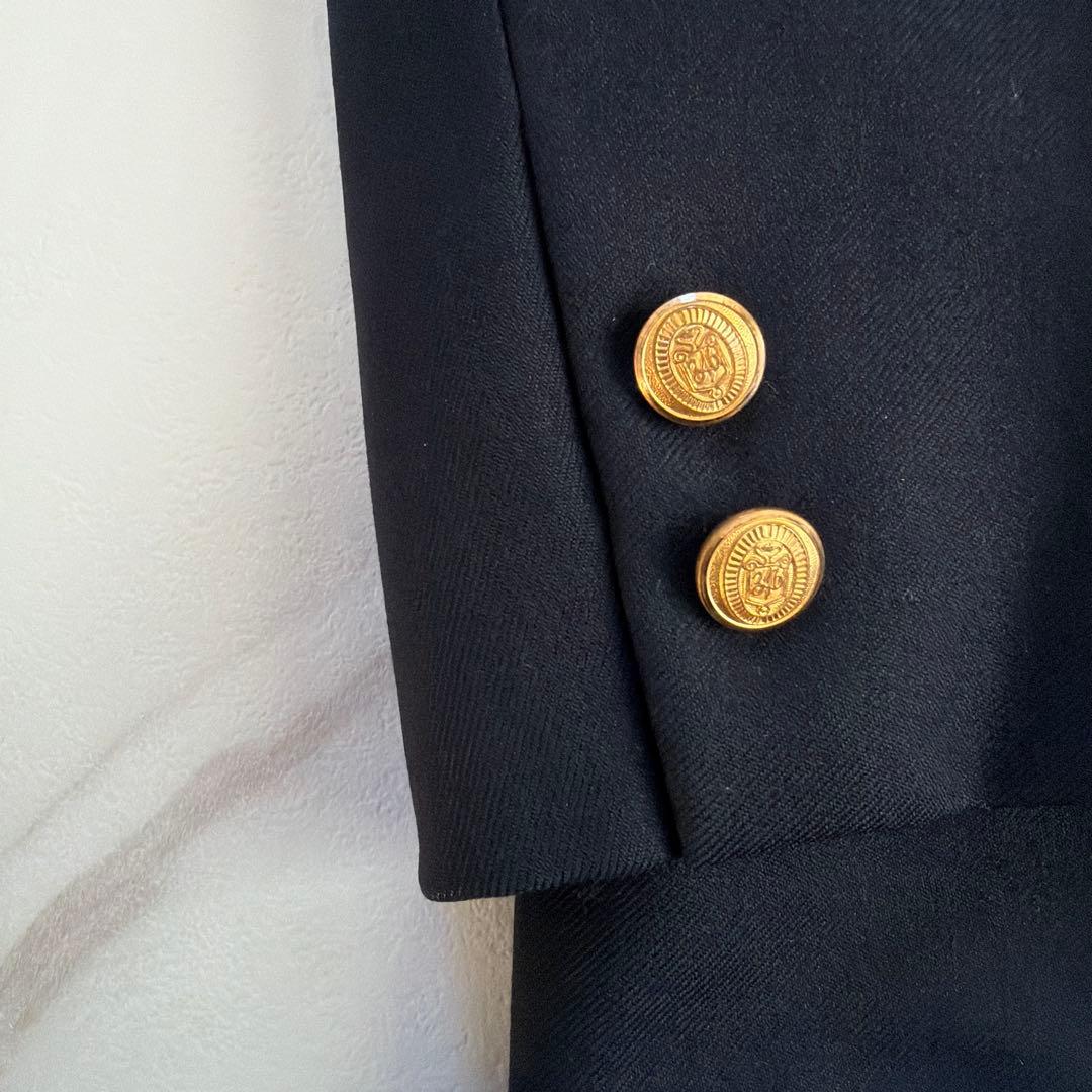 美品 BROOKS BROTHERS 紺ブレ 金ボタン テーラード ジャケット