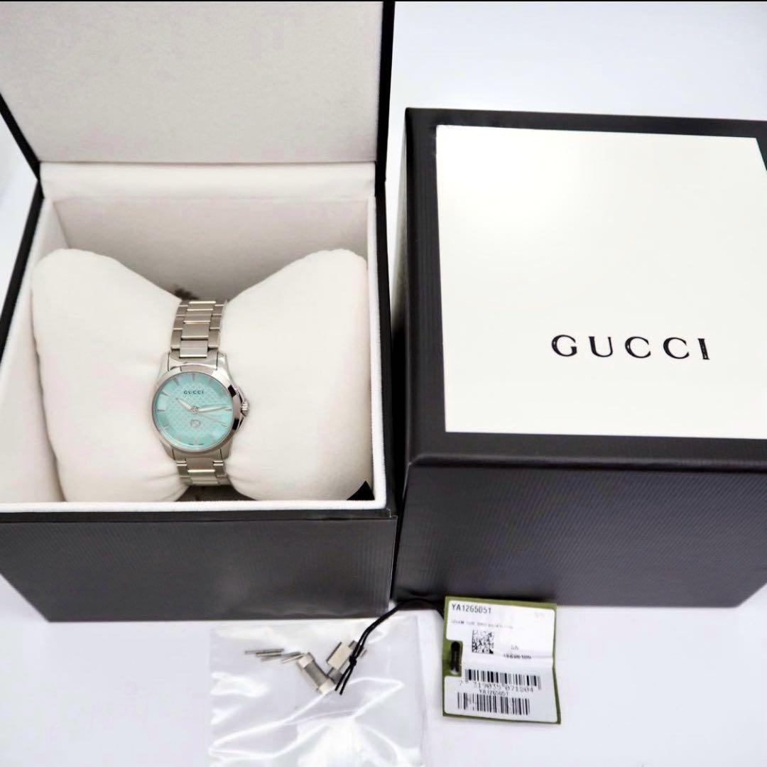 お値下げ 【美品】GUCCI グッチ　レディース　Ｇタイムレス　希少カラー