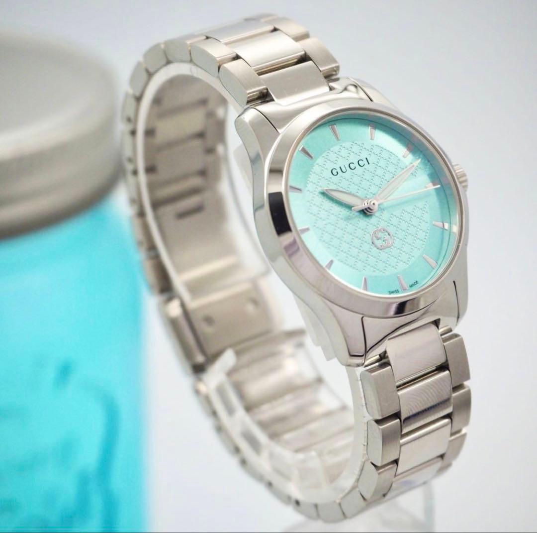 お値下げ 【美品】GUCCI グッチ　レディース　Ｇタイムレス　希少カラー