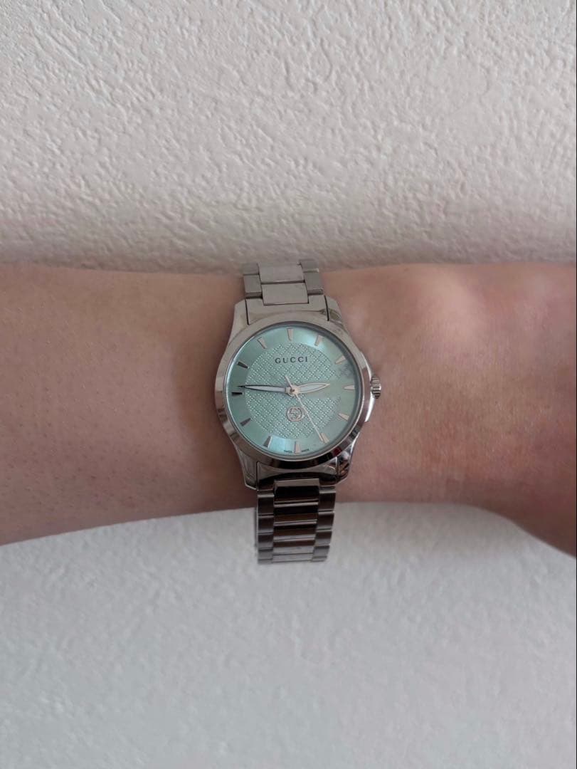 お値下げ 【美品】GUCCI グッチ　レディース　Ｇタイムレス　希少カラー