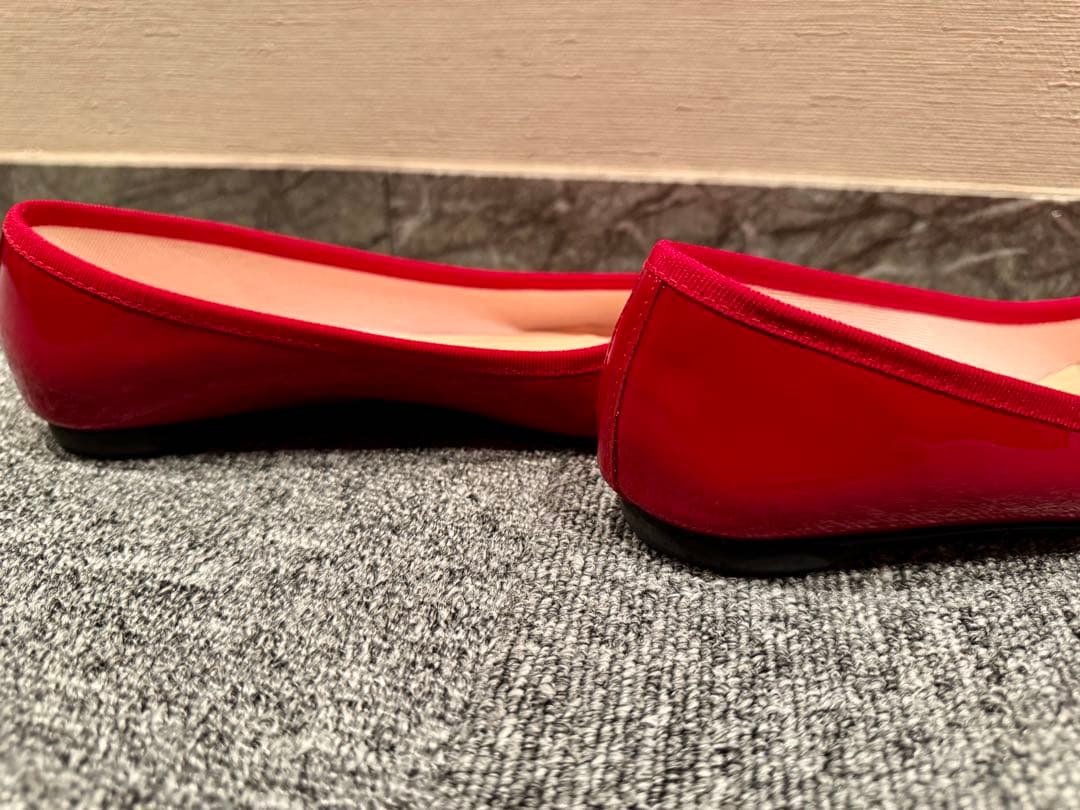 【repetto】レペット　赤 フラットシューズ ブリジット　37.5