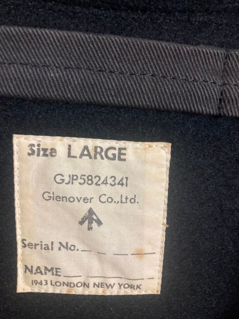 Glenover グレンオーバー 肉厚生地 ビンテージ 80s ダッフルコート
