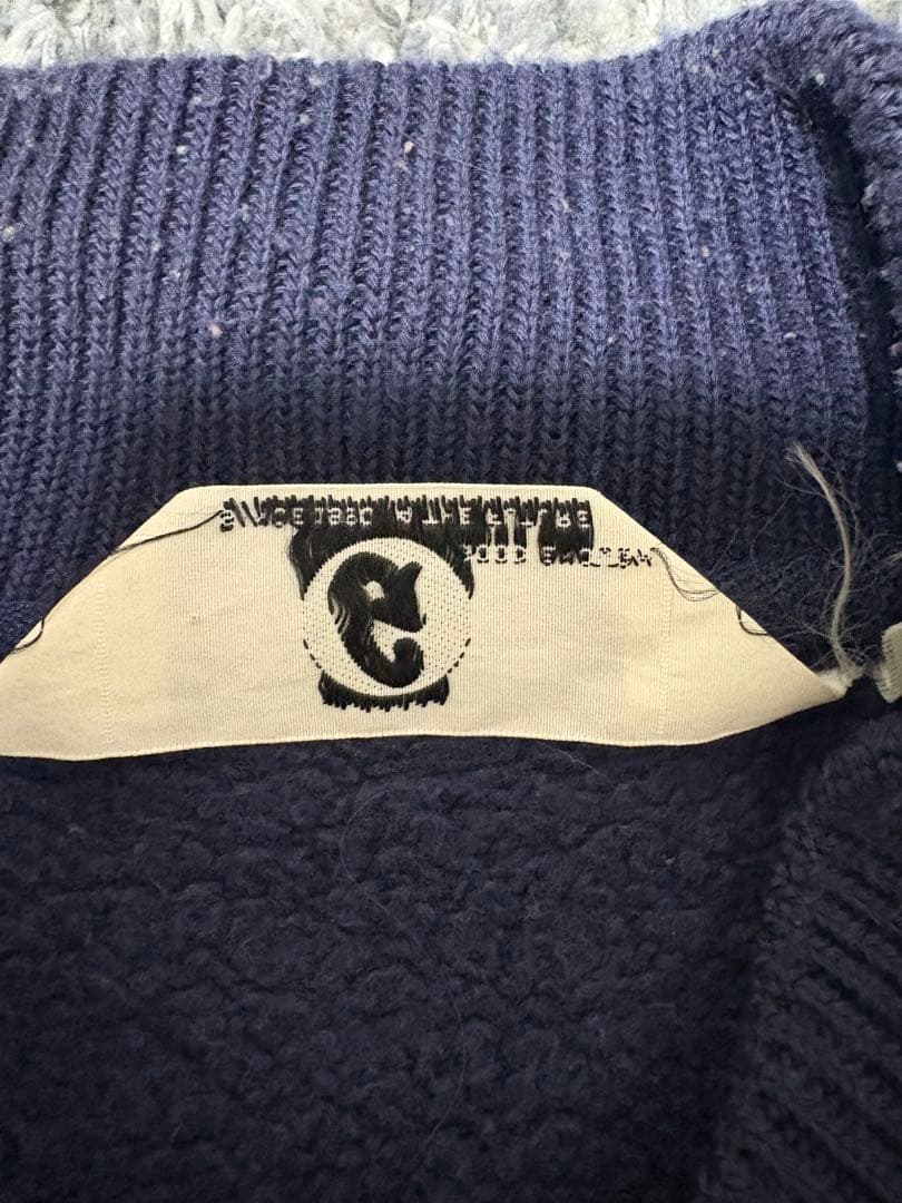 GOOD ENOUGH グッドイナフ　スウェットスタジャン　ネイビー　M