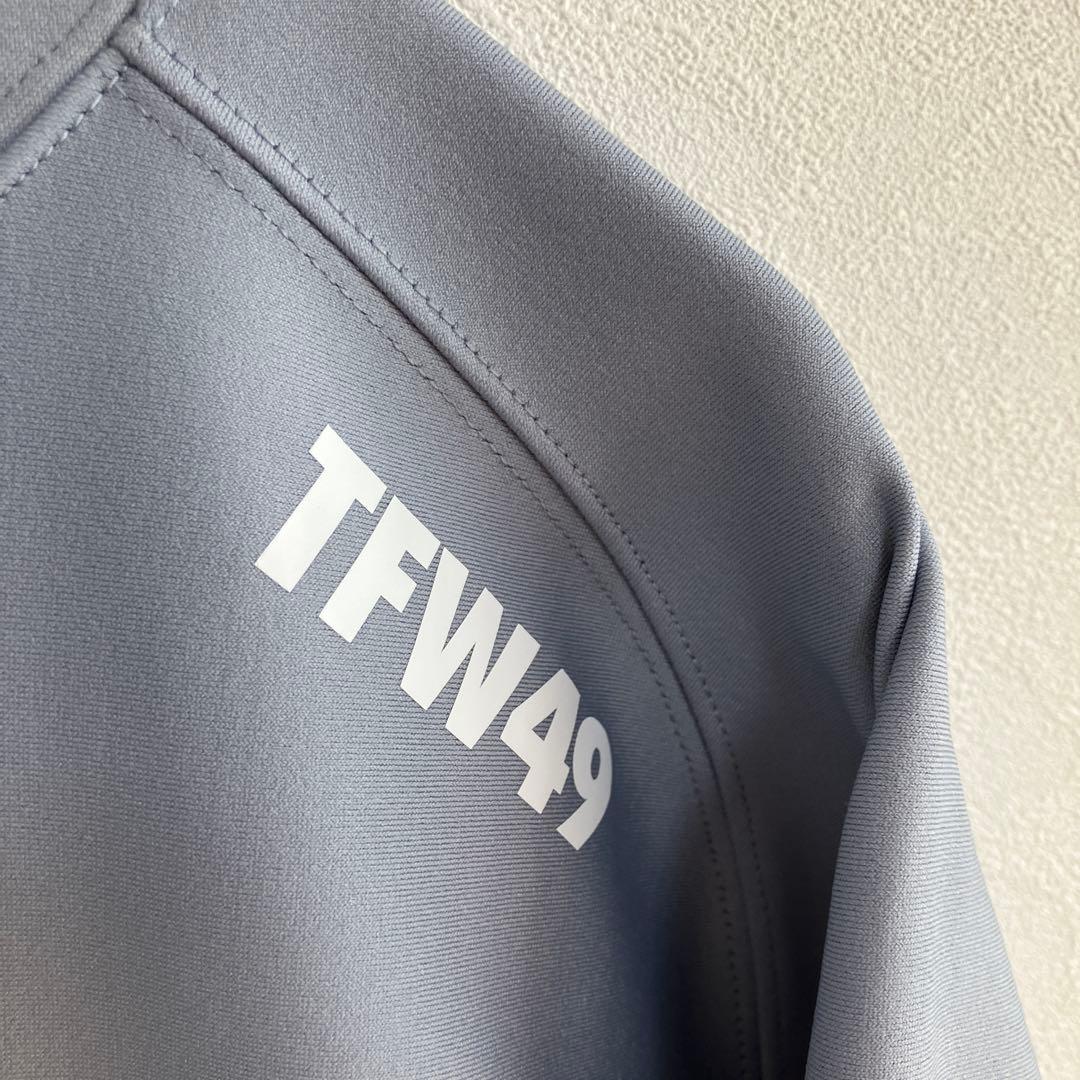 【極美品】TFW49 モックネック 長袖シャツ XL サイドメッシュ 日本製