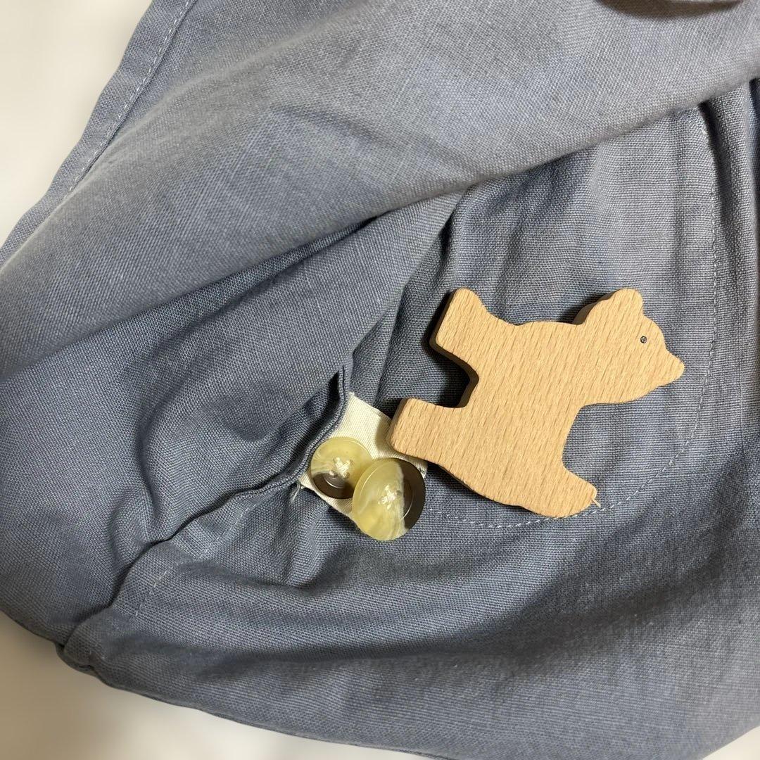 apolina 22aw エプロンワンピース 1-2y