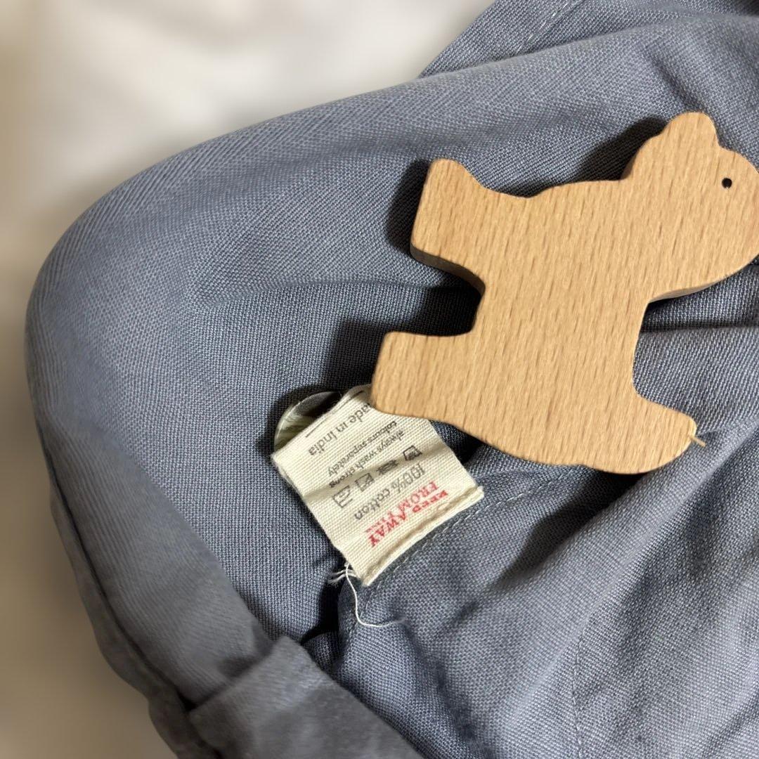 apolina 22aw エプロンワンピース 1-2y