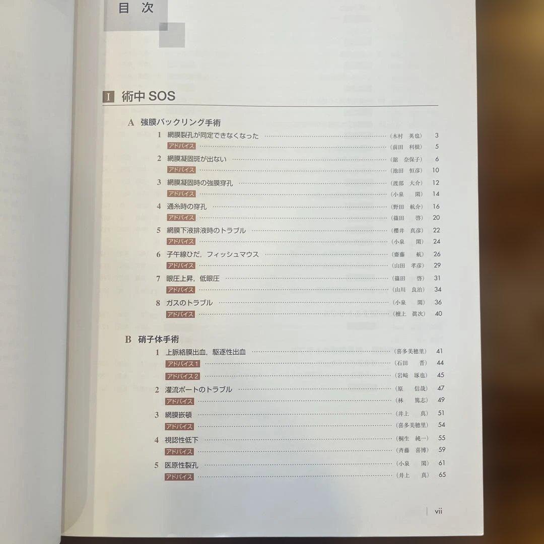 網膜硝子体手術SOS トラブルとその対策　RETINAの会