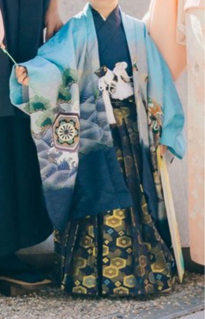 七五三 羽織袴13点フルセット！3〜５歳男児用 送料込み