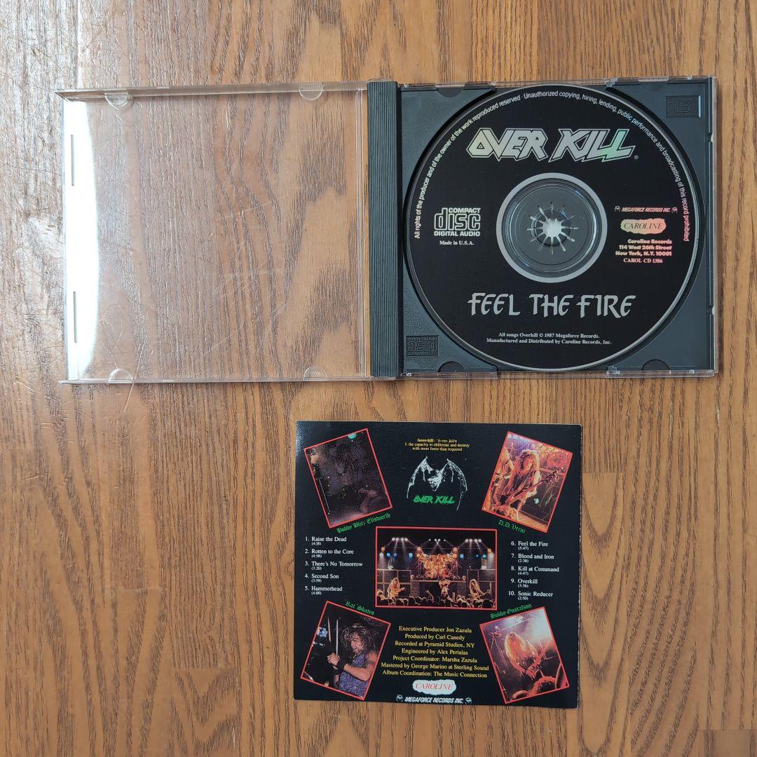 洋楽 OVER KILL / FEEL THE FIRE