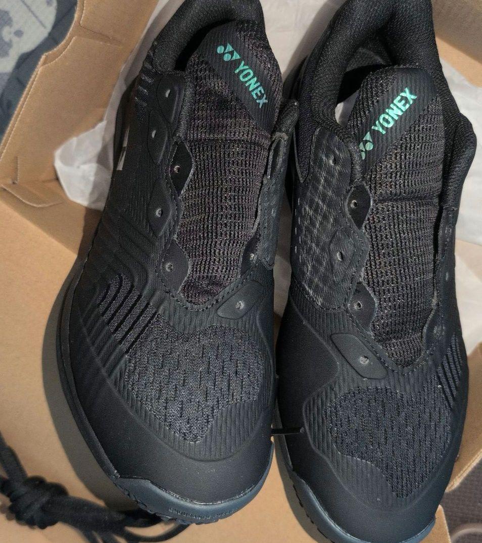 YONEX パワークッション　ソニケージワイド　 テニスシューズ 4E 黒