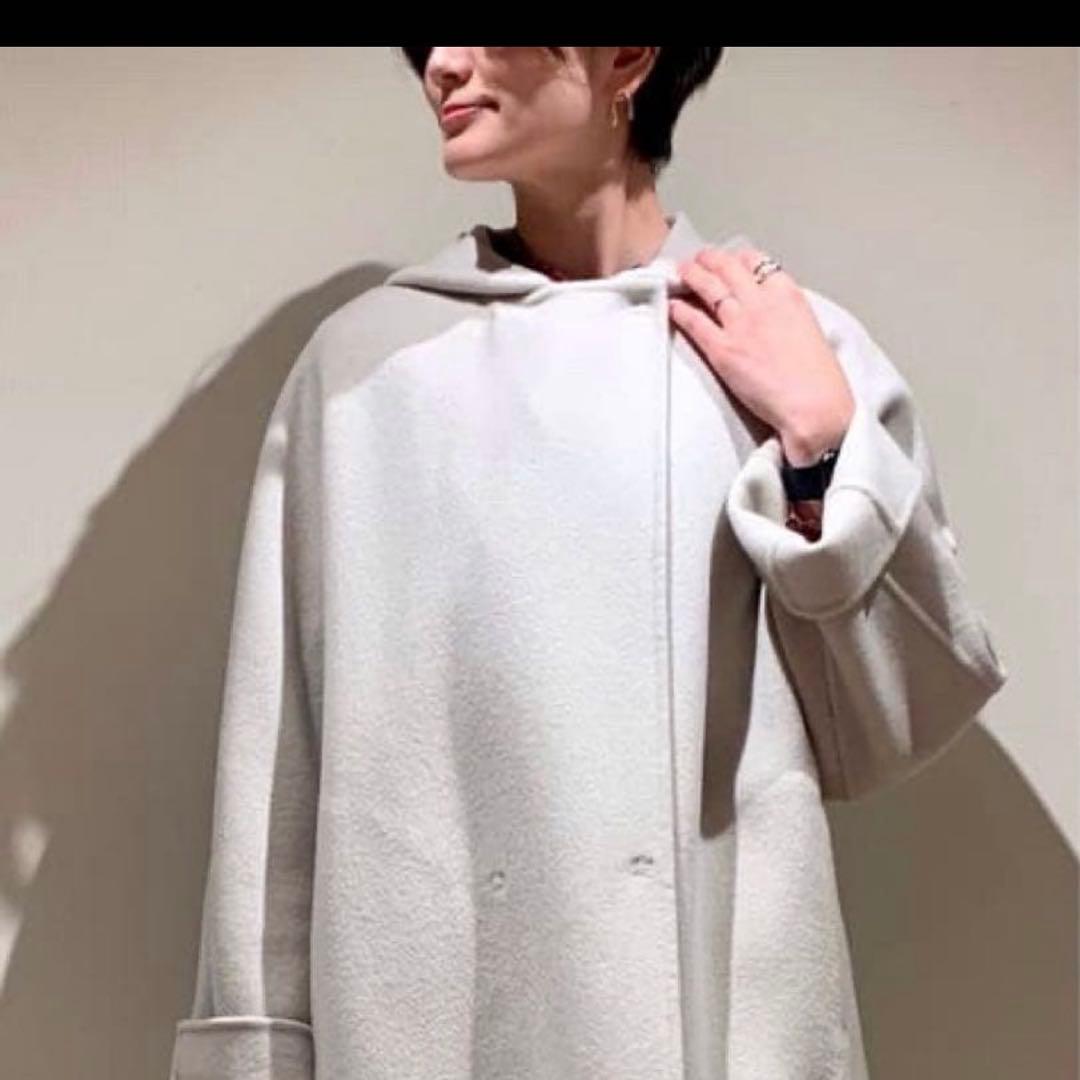 TOMORROWLAND BALLSEY ウールフード付きショートコート