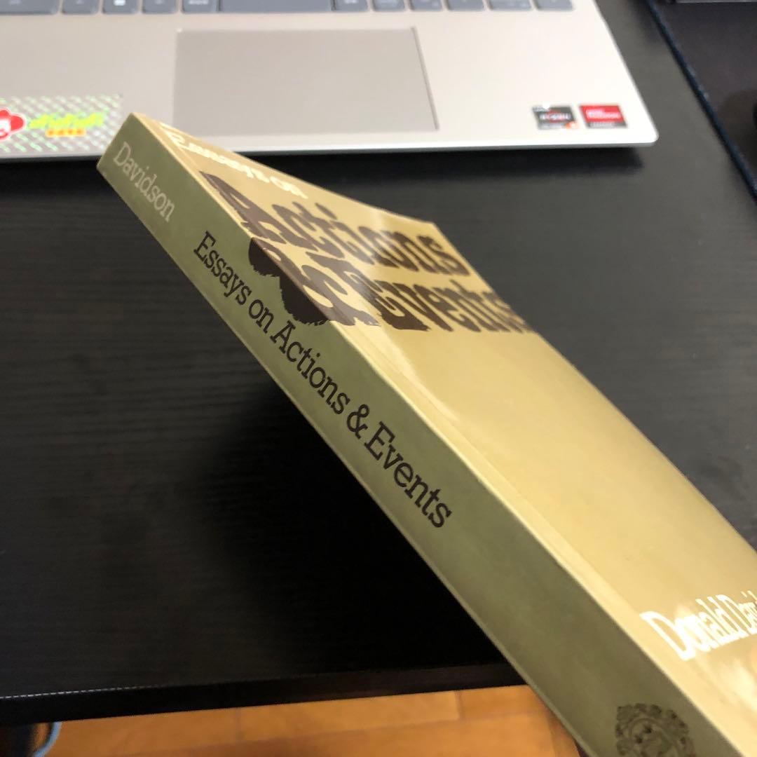洋書 Essays on Actions and Events/Davidson