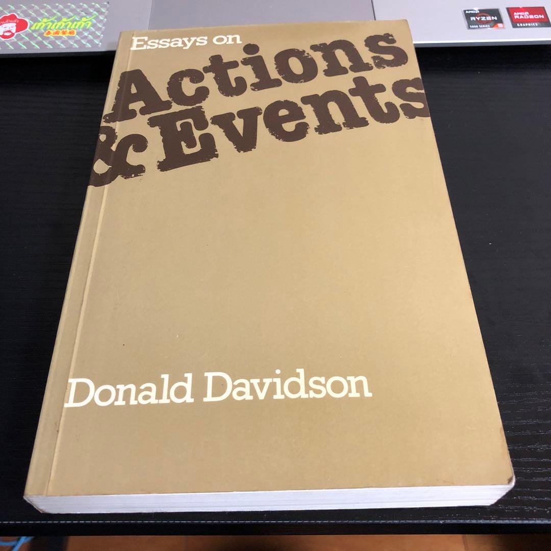 洋書 Essays on Actions and Events/Davidson