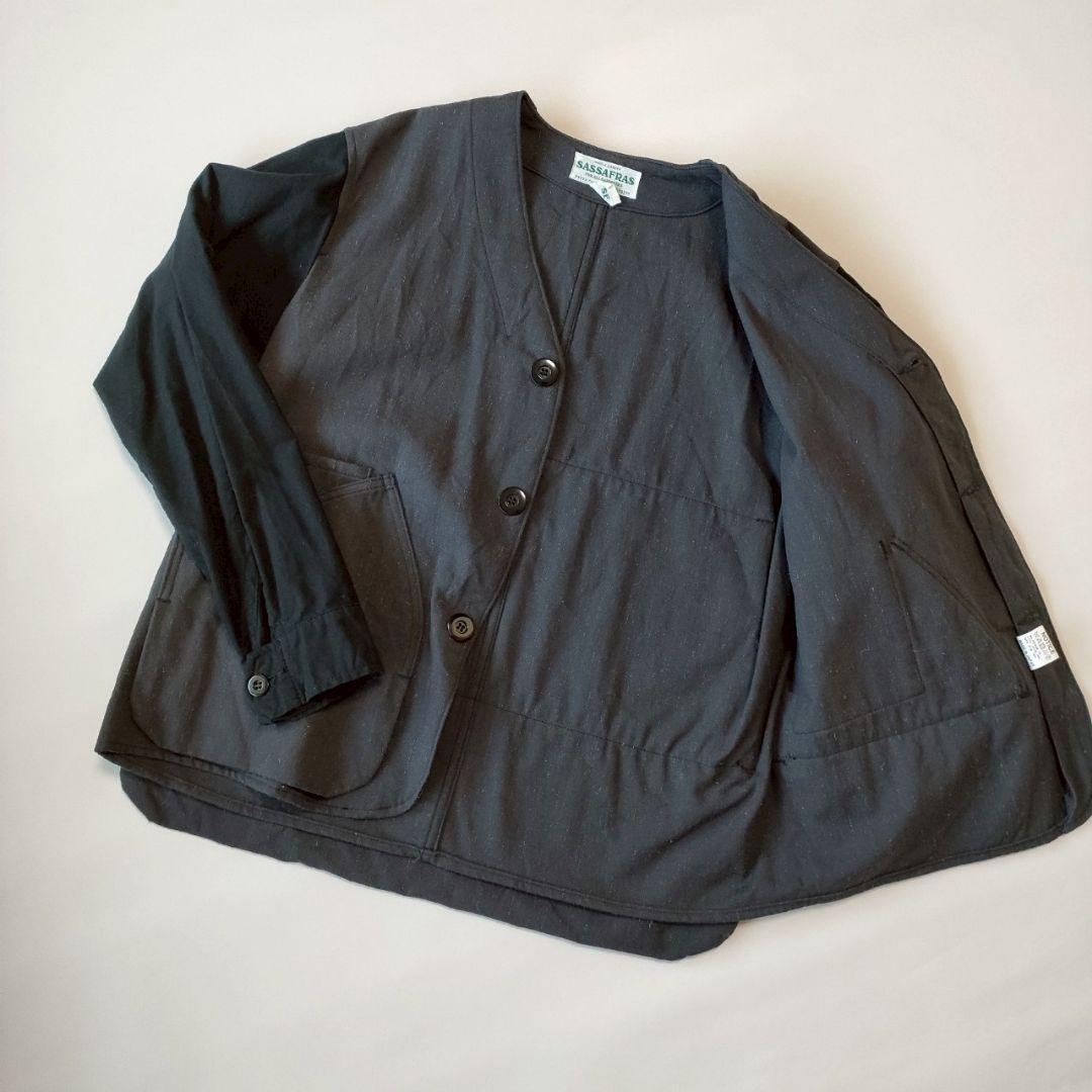 SASSAFRAS ランドスケーパーベストプラス М 日本製 チャコール