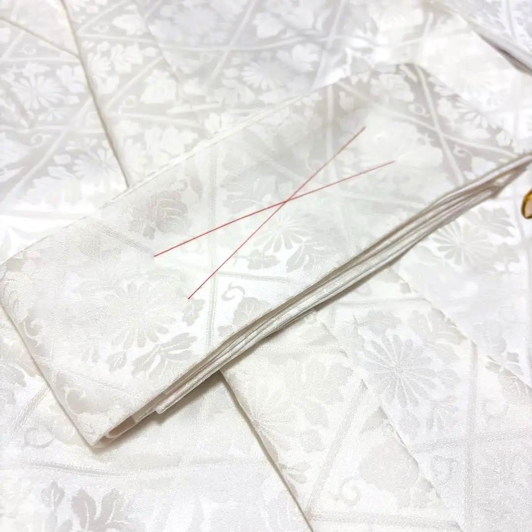 新作❗️【新品/日本製】白 手箔染め お宮参り産着 男の子 熨斗柄