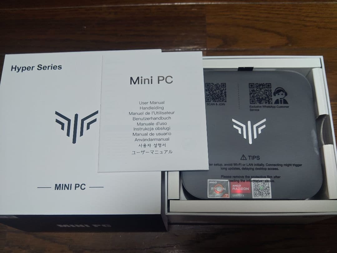 【新品】AMD Ryzen 7 6800H 16GB+1TB ゲーミングミニPC