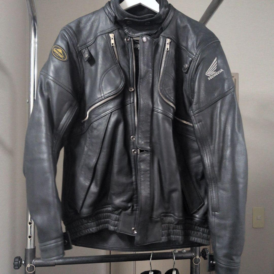 ホンダ レザー バイクジャケット 黒