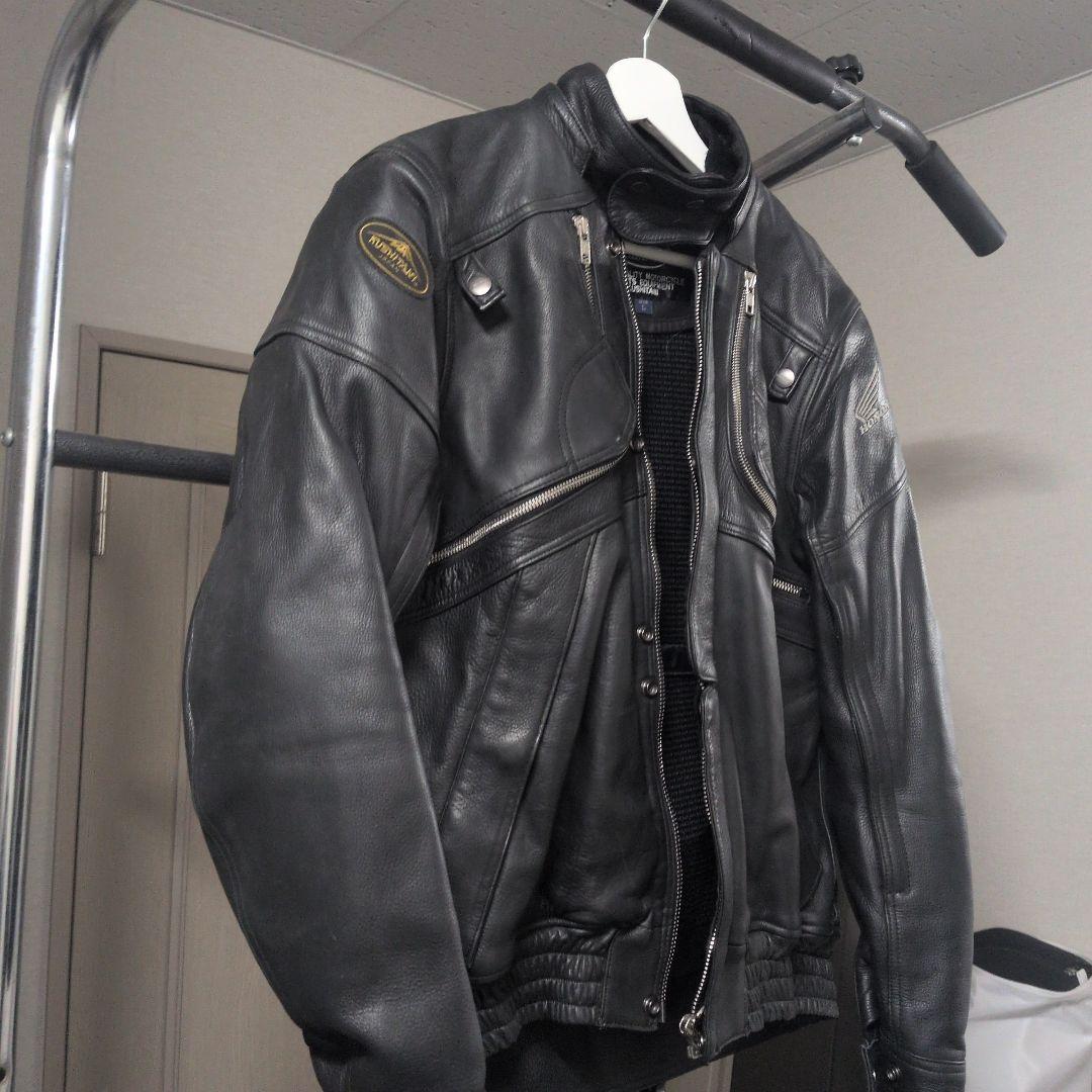 ホンダ レザー バイクジャケット 黒