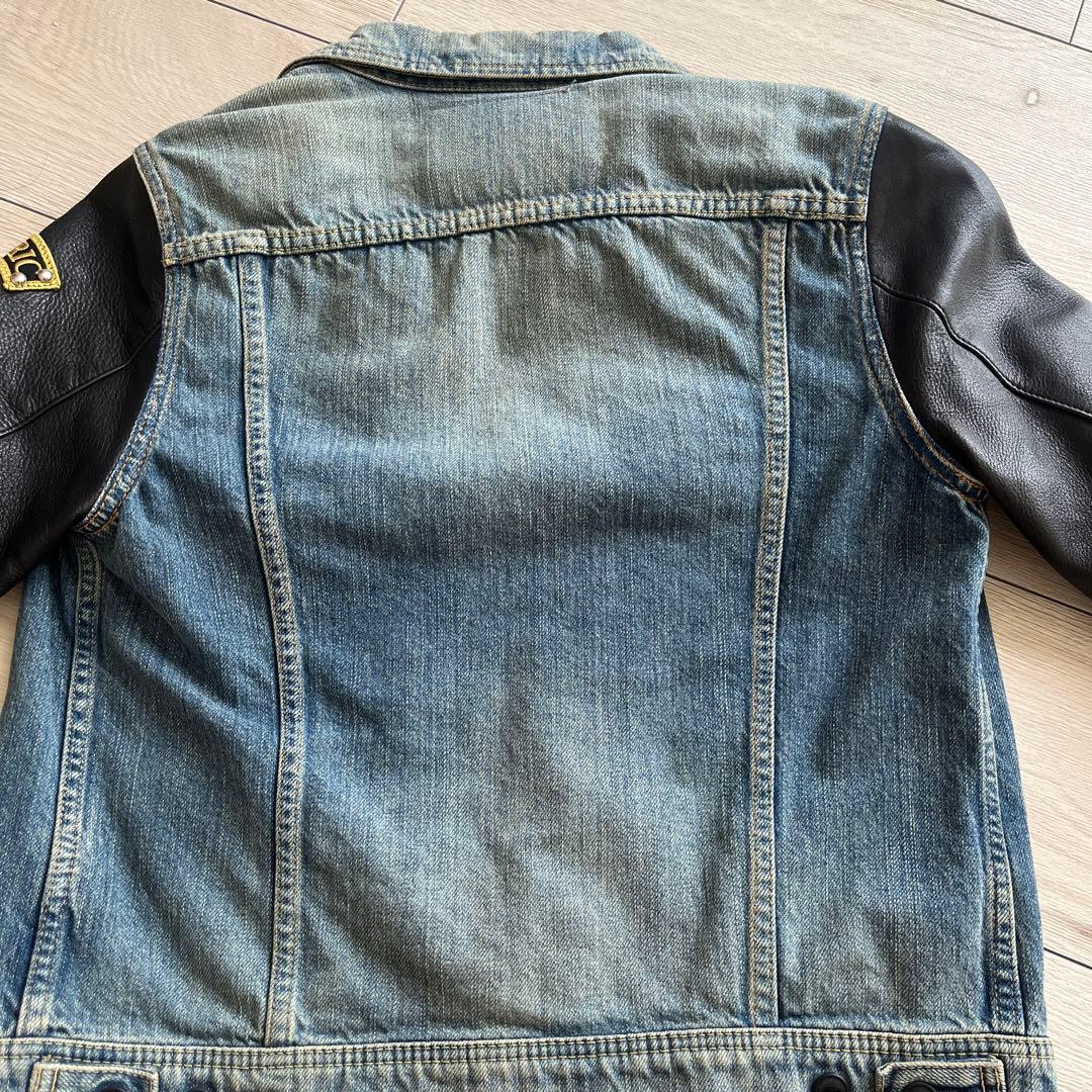 ヒステリックグラマー　レザースリーブGジャン