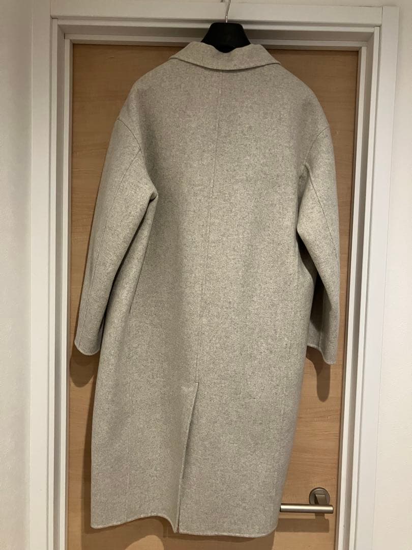 GALERIE VIE ライトメルトン チェスターコート　34 ライトグレー美品