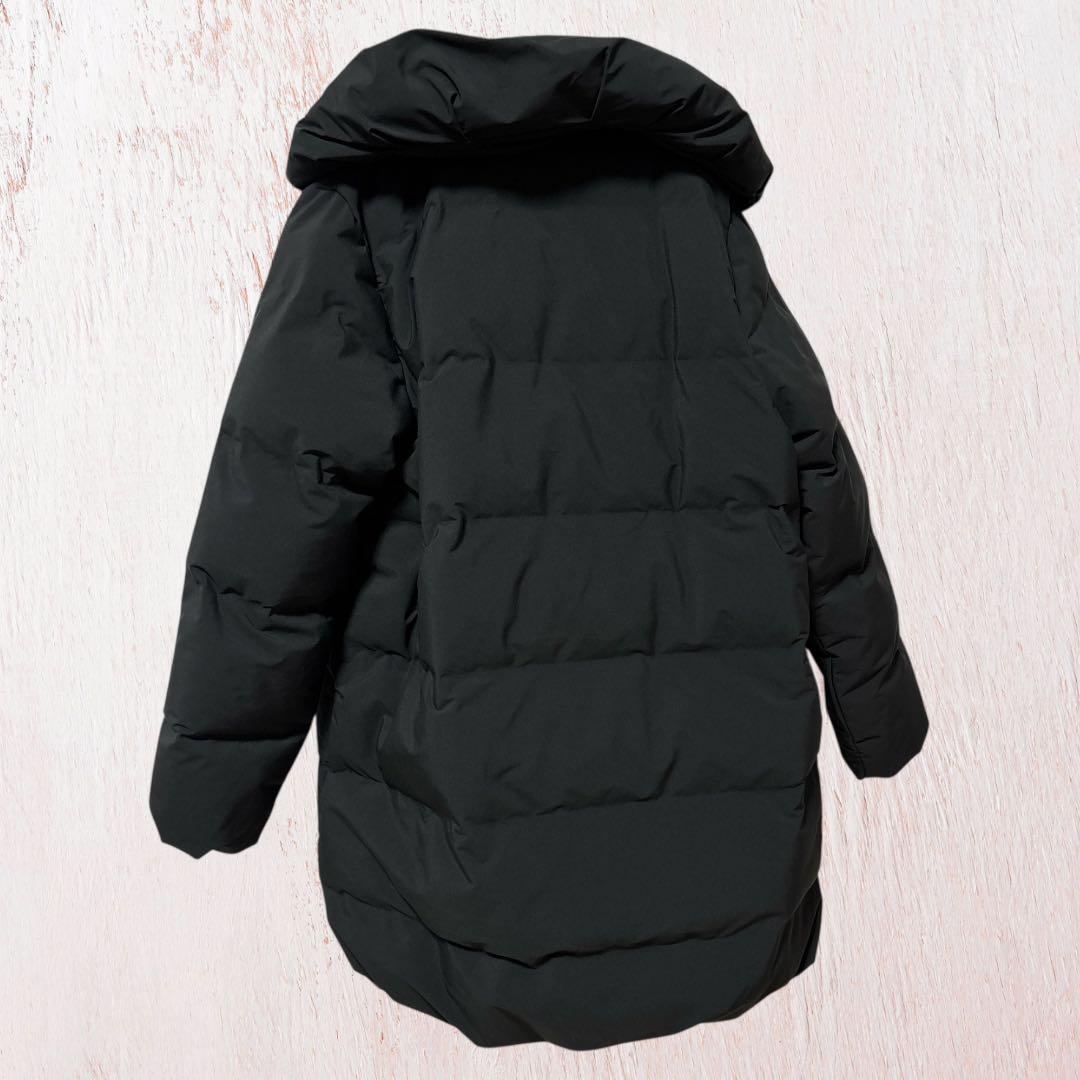 【LEPSIM　レプシィム】ダッカー付き　マタニティ　ダウンコート　ブラック黒