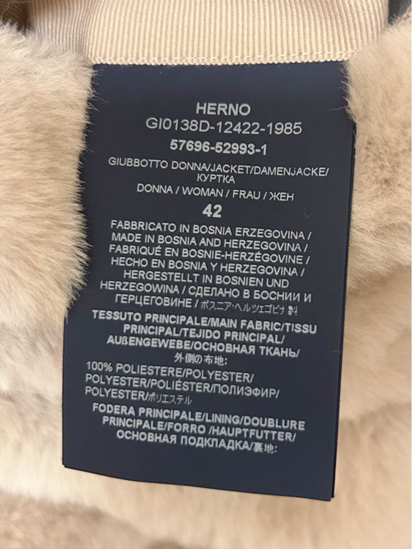 HERNO(ヘルノ) FAUX MINK ✨ ファーコート最終お値下げ✨美品✨