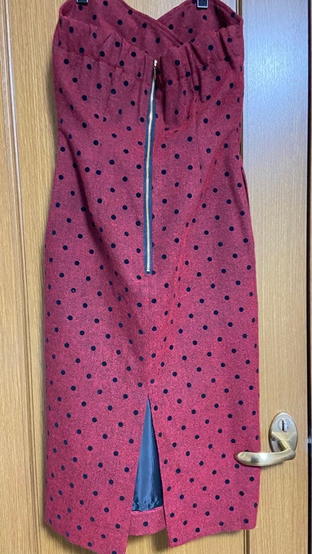 最終お値下げ【新品未着用】OBLIオブリ　ビスチェワンピース