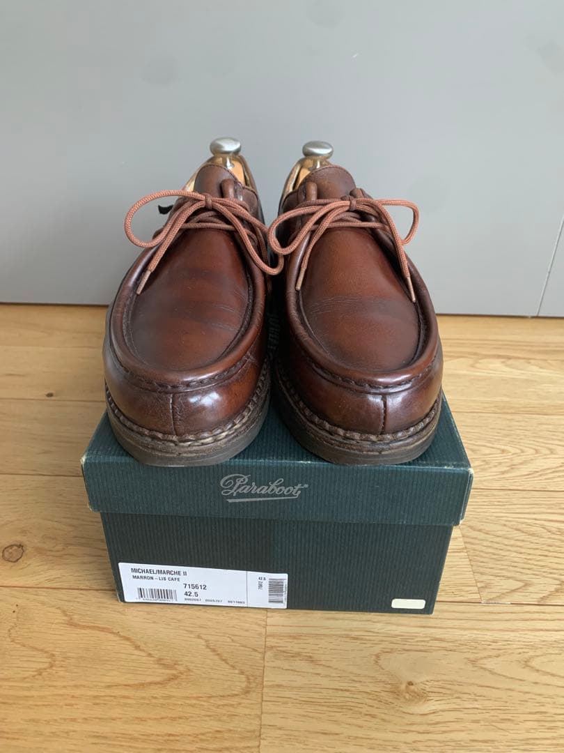 靴 Paraboot MICHAELMARCHE 42.5 LIS CAFE