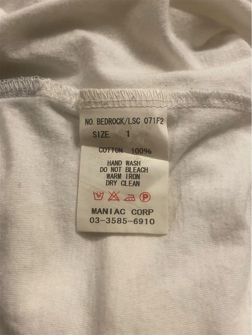 【 If six was nine 】BEDROCK ロングスリーブTシャツ