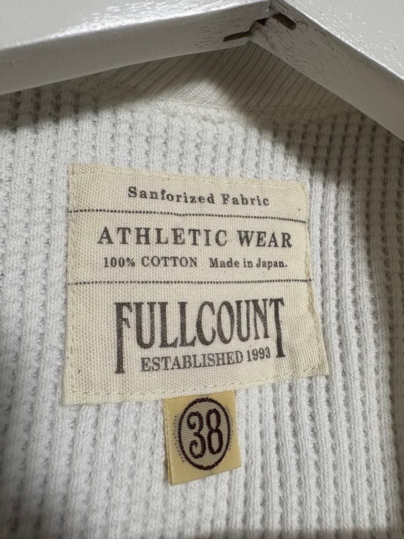 フルカウント ヘビーウェイトワッフルロングスリーブTシャツ 38（M）サイズ