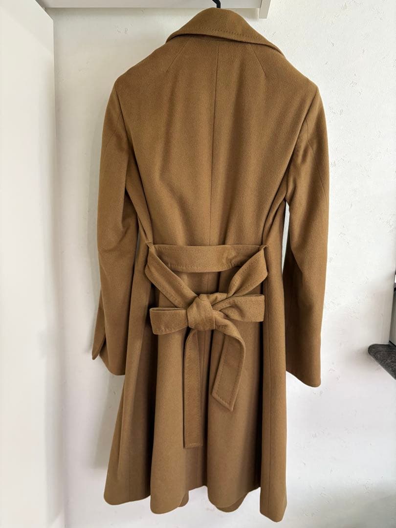 TOMORROWLAND キャメル ロングコート 38 ベルト付 未使用