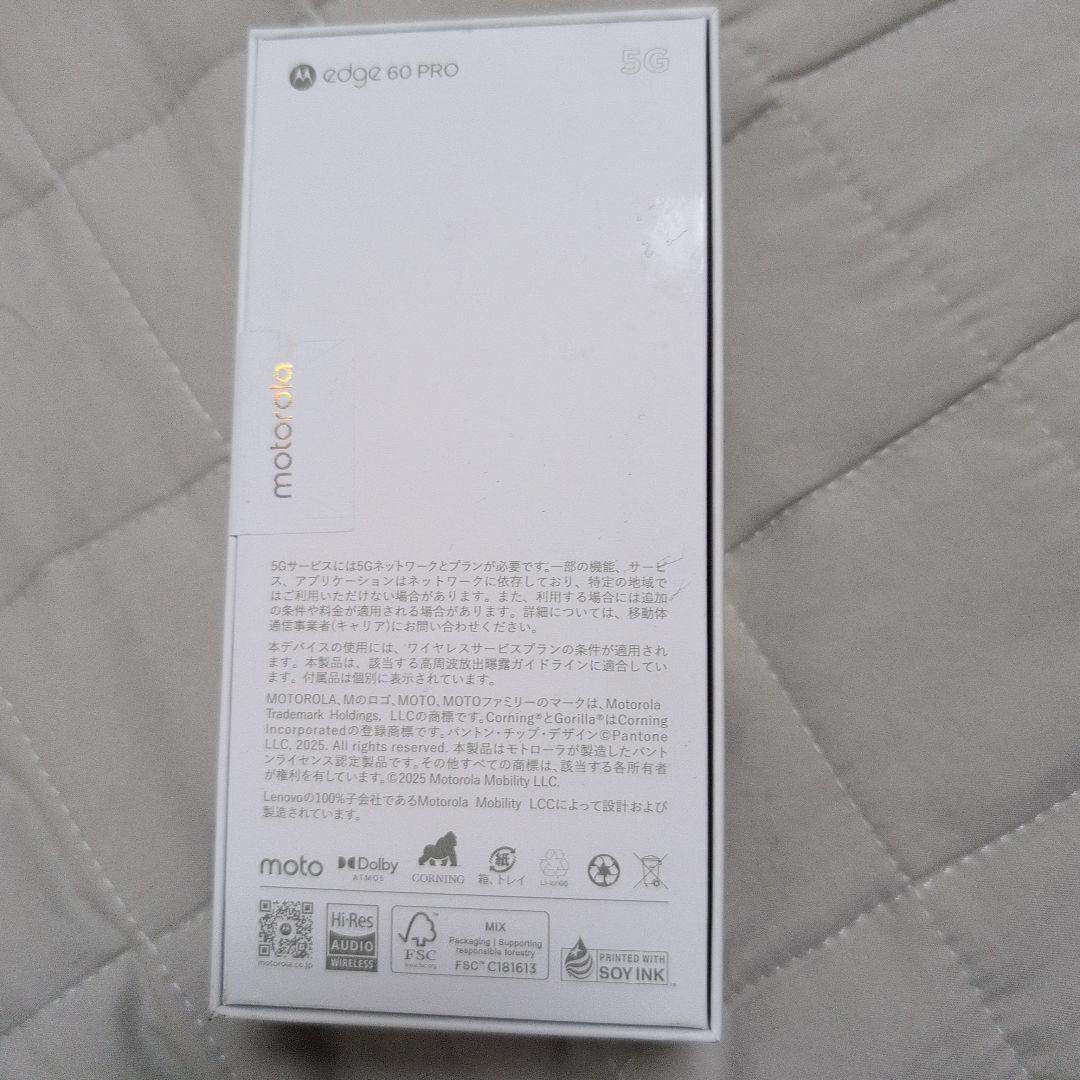 motorola edge 60 PRO 128GB カルサイトホワイト
