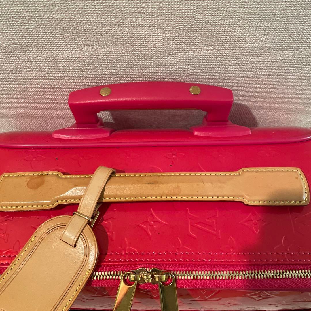 LOUIS VUITTON ヴェルニ キャリーケース バッグ　破損箇所あり