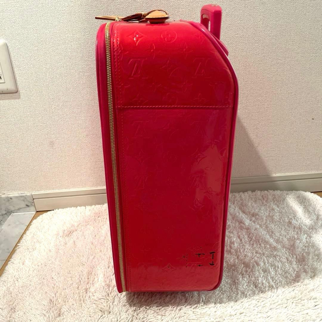 LOUIS VUITTON ヴェルニ キャリーケース バッグ　破損箇所あり