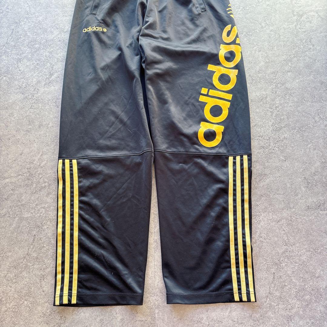 Y2K adidas ブラック×ゴールド ジャージ セットアップ L