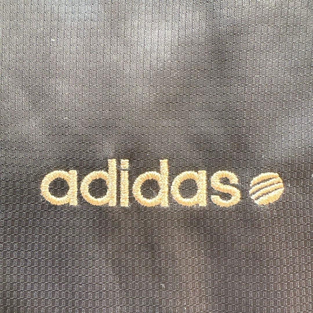 Y2K adidas ブラック×ゴールド ジャージ セットアップ L