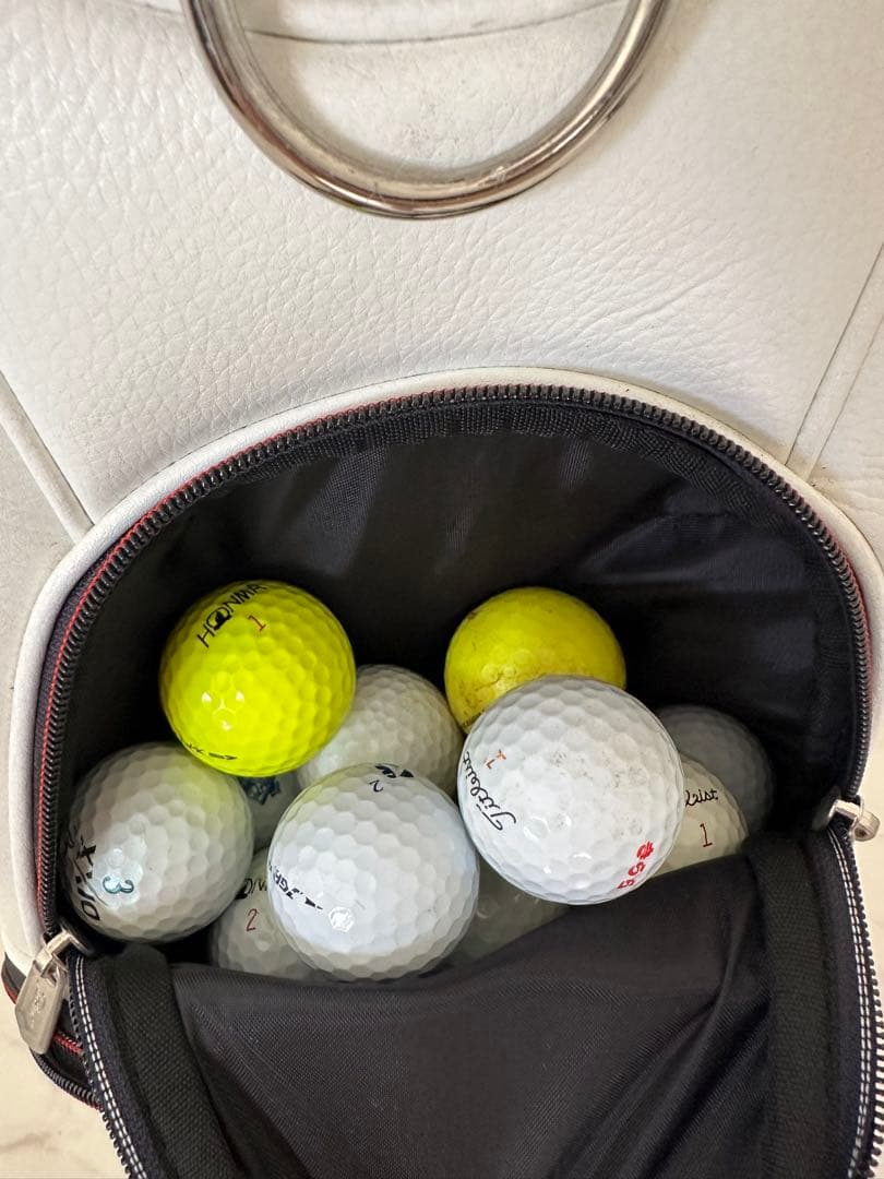 Titleist キャディバッグ ホワイト＆ゴルフクラブ　フルセット