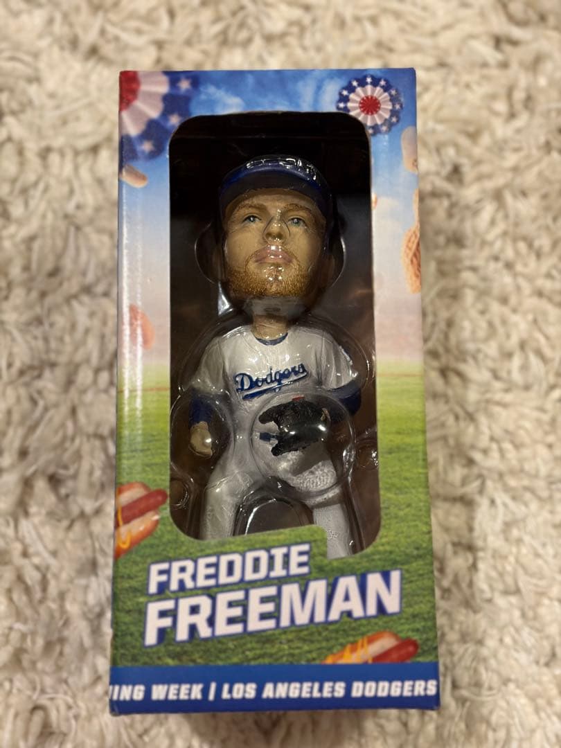 フレディ・フリーマン ボブルヘッド 2024 ドジャース　ワールドシリーズMVP