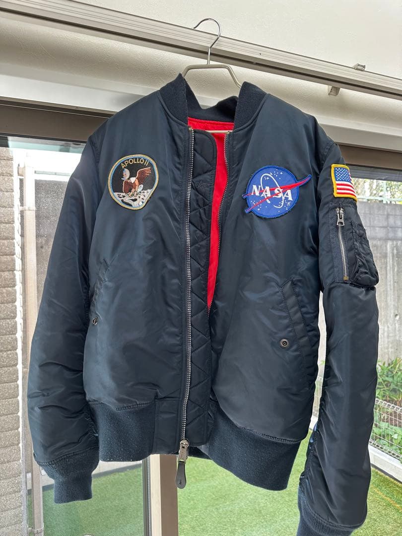 NASA アポロパッチ フライトジャケット