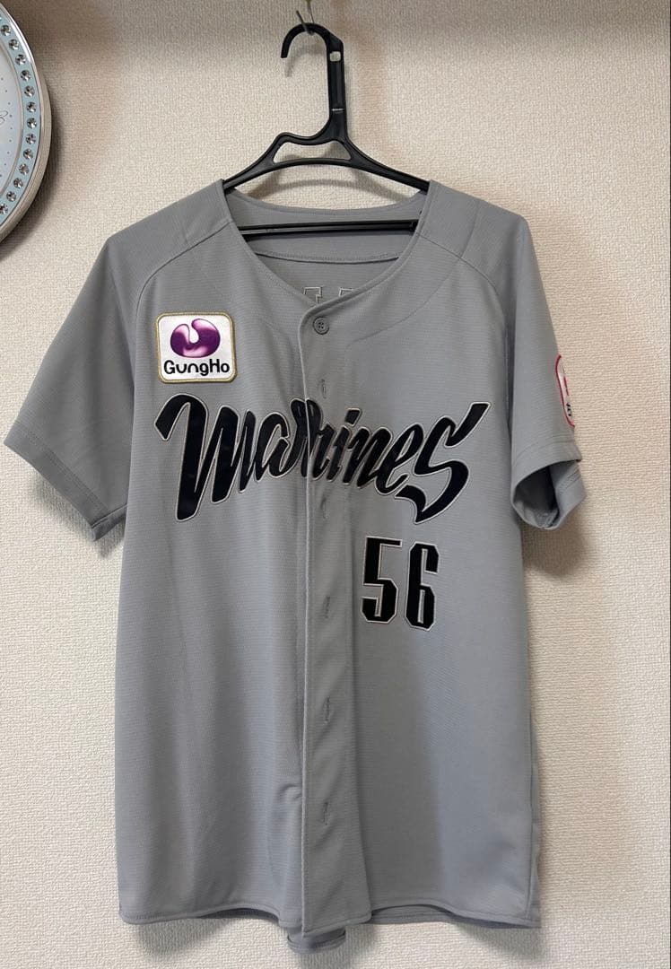 千葉ロッテマリーンズ 中森俊介 NCEユニフォーム サイズM