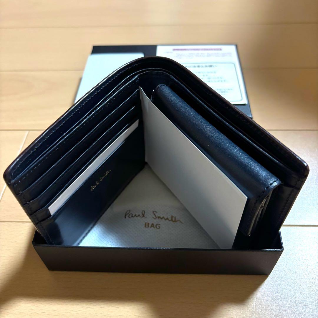 Paul Smith コードバン　二つ折り財布　最上位モデル　ブラウン　美品