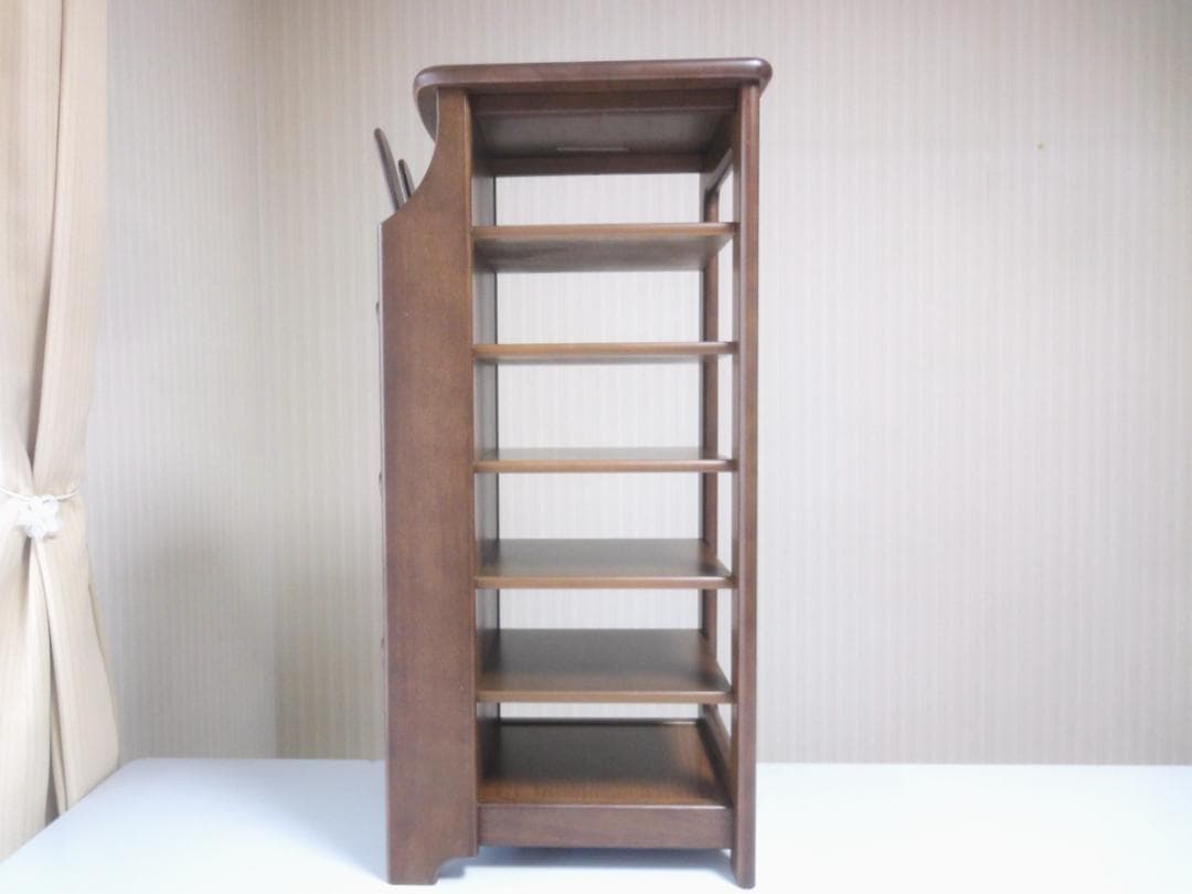 カリモク karimoku スリッパラック 木製4段チェスト 収納棚 レトロ