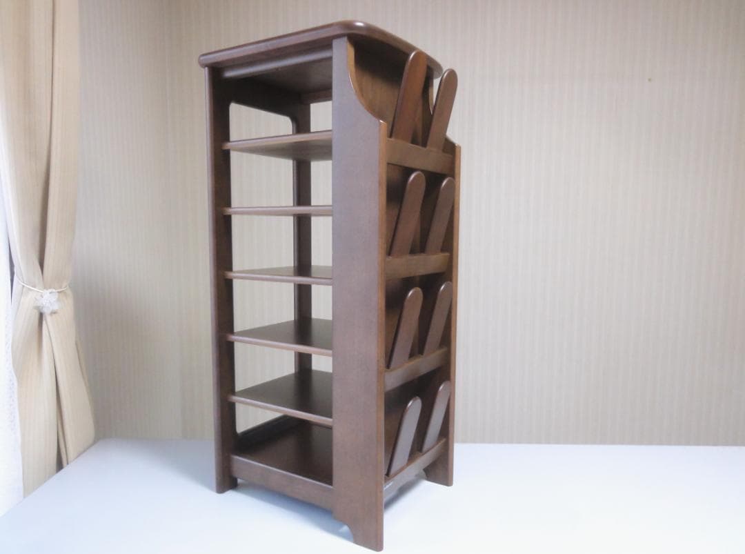 カリモク karimoku スリッパラック 木製4段チェスト 収納棚 レトロ