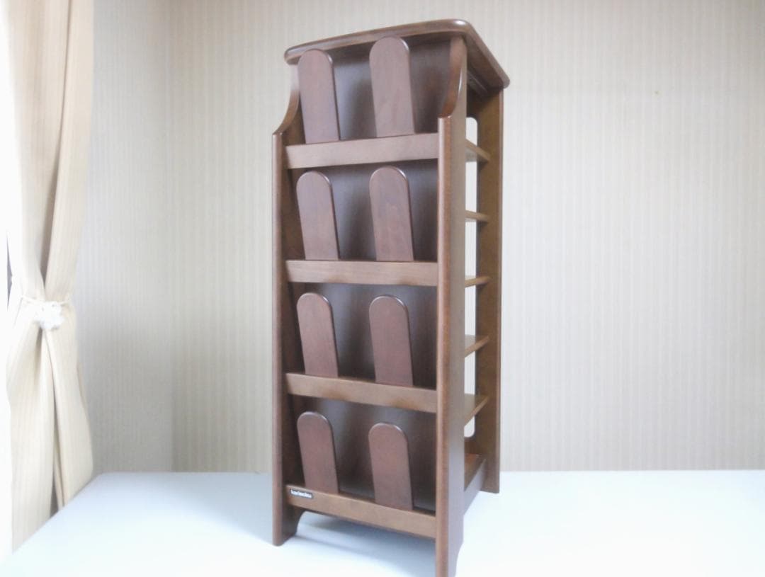 カリモク karimoku スリッパラック 木製4段チェスト 収納棚 レトロ