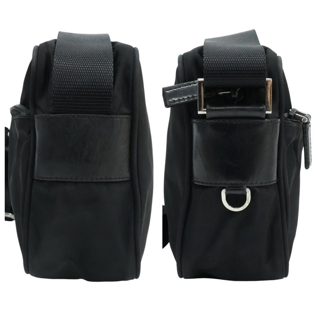 PRADA プラダ カメラバッグ ショルダーバッグ 三角ロゴ 白タグ ブラック