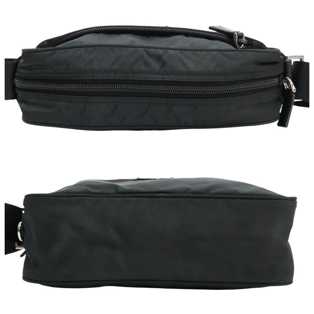 PRADA プラダ カメラバッグ ショルダーバッグ 三角ロゴ 白タグ ブラック