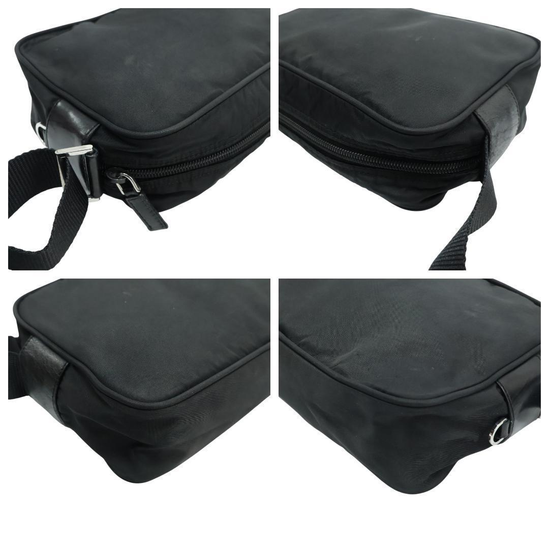 PRADA プラダ カメラバッグ ショルダーバッグ 三角ロゴ 白タグ ブラック