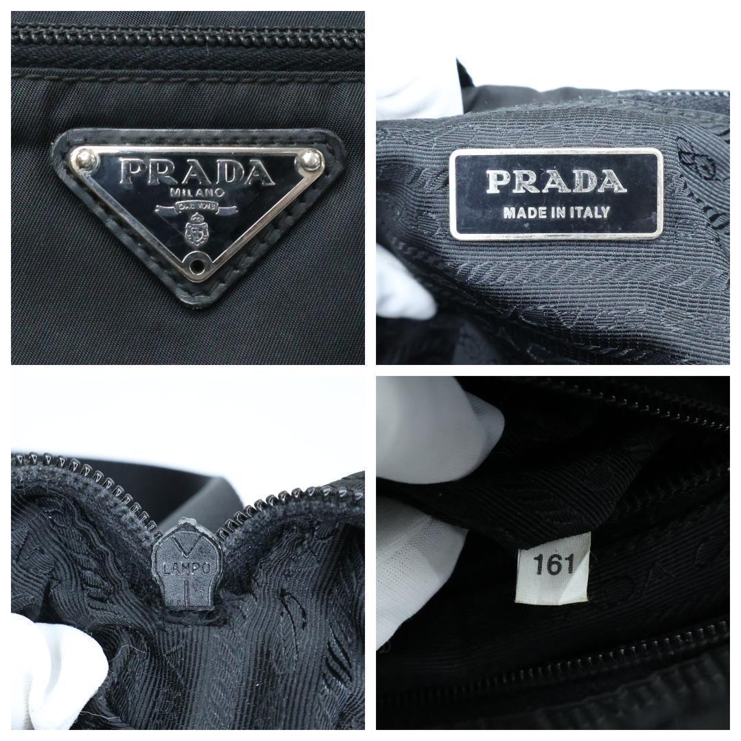 PRADA プラダ カメラバッグ ショルダーバッグ 三角ロゴ 白タグ ブラック