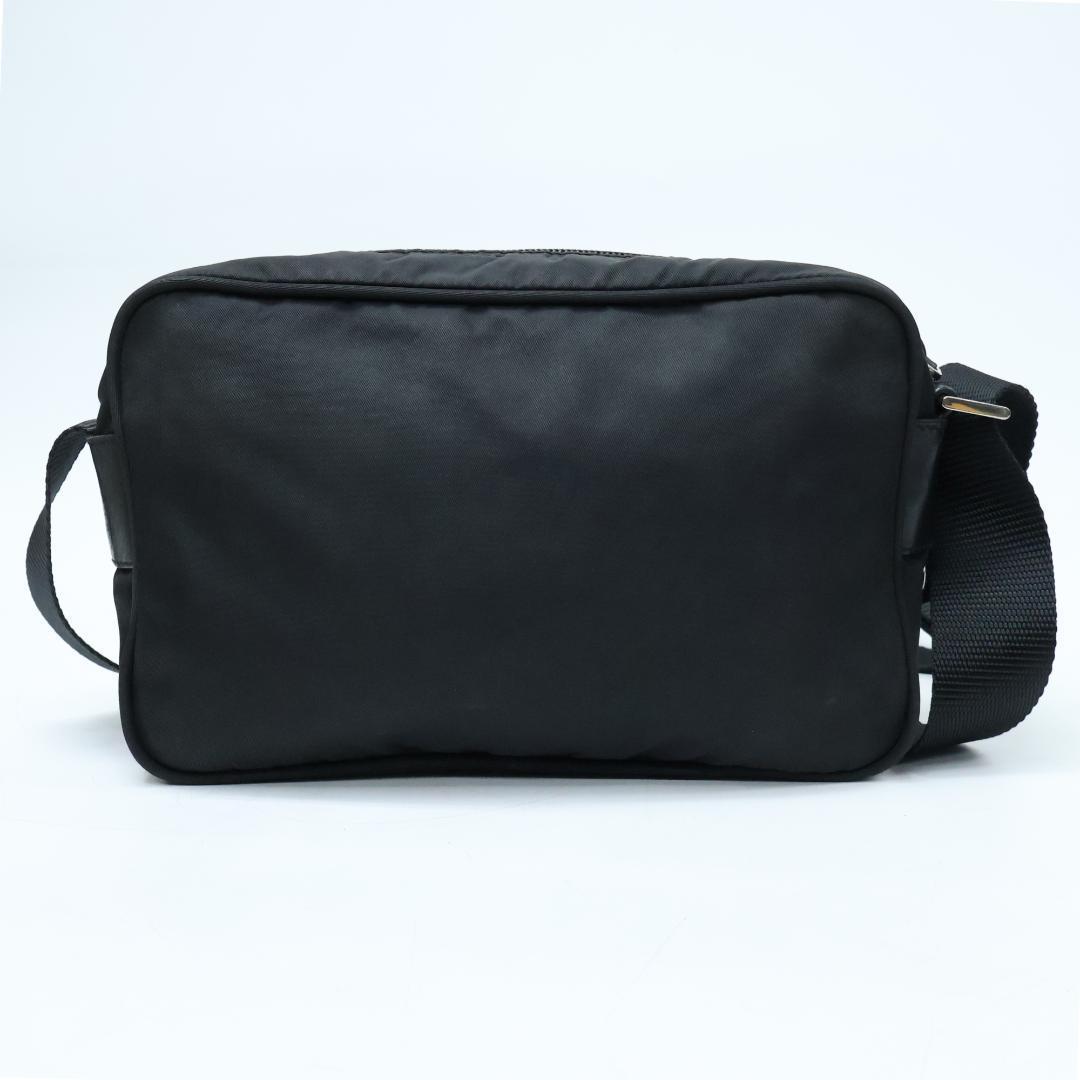 PRADA プラダ カメラバッグ ショルダーバッグ 三角ロゴ 白タグ ブラック