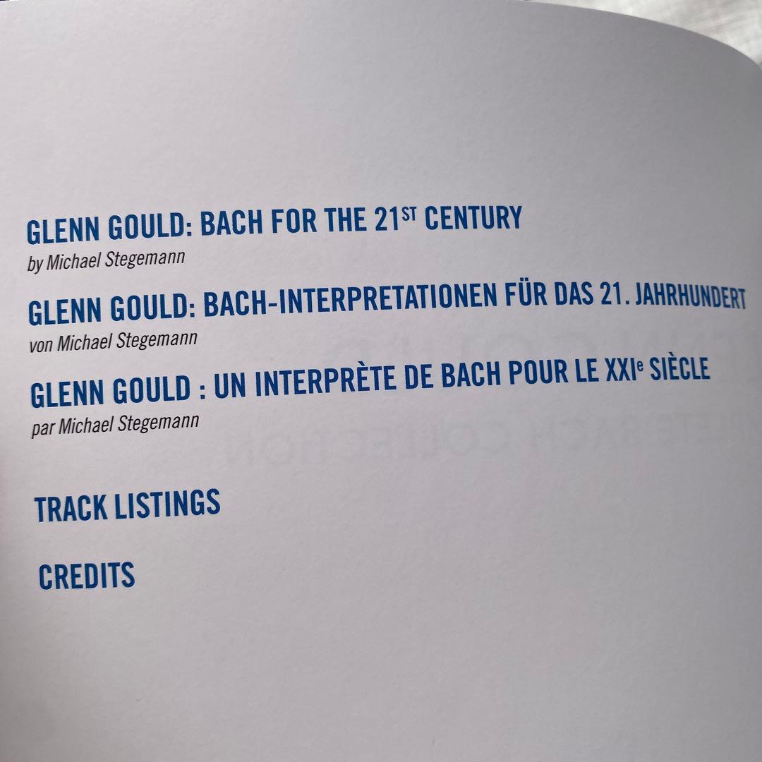 クラシック Glenn Gould/The complete Bach collection